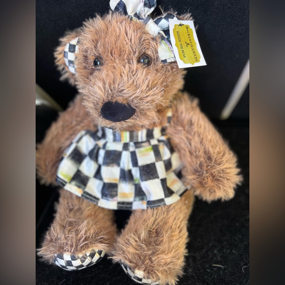 Plaid Dress Teddy Bear